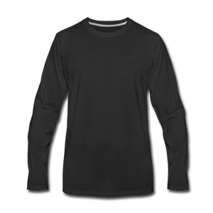 Men's Premium Long Sleeve T-Shirt - black