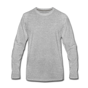 Men's Premium Long Sleeve T-Shirt - heather gray