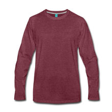 Load image into Gallery viewer, Men&#39;s Premium Long Sleeve T-Shirt - heather burgundy