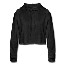 Load image into Gallery viewer, Women&#39;s Cropped Hoodie - deep heather