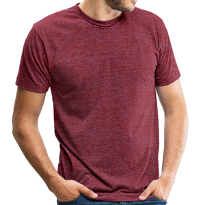 Unisex Tri-Blend T-Shirt - heather cranberry