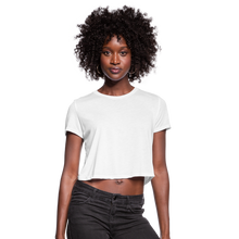 Load image into Gallery viewer, Women&#39;s Cropped T-Shirt - white