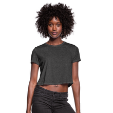 Load image into Gallery viewer, Women&#39;s Cropped T-Shirt - deep heather