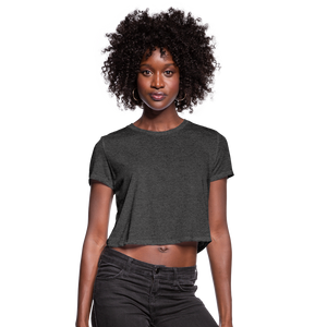 Women's Cropped T-Shirt - deep heather