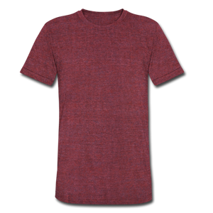 Unisex Tri-Blend T-Shirt - heather cranberry