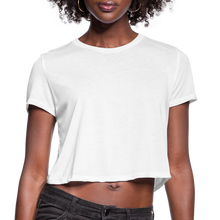 Load image into Gallery viewer, Women&#39;s Cropped T-Shirt - white