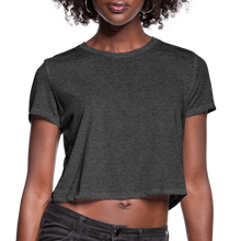 Load image into Gallery viewer, Women&#39;s Cropped T-Shirt - deep heather