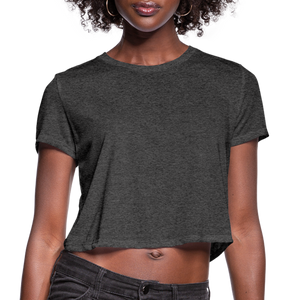 Women's Cropped T-Shirt - deep heather