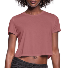 Load image into Gallery viewer, Women&#39;s Cropped T-Shirt - mauve