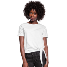 Load image into Gallery viewer, Women&#39;s Knotted T-Shirt - white