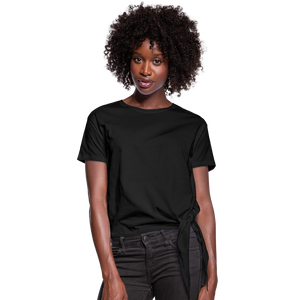 Women's Knotted T-Shirt - black