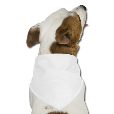 Dog Bandana - white