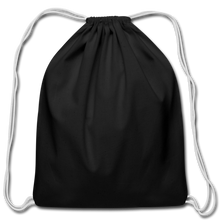 Load image into Gallery viewer, Cotton Drawstring Bag - black