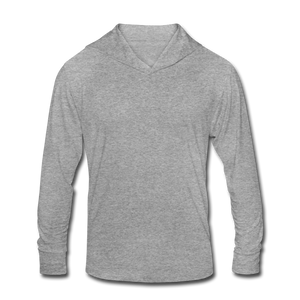 Unisex Tri-Blend Hoodie Shirt - heather gray