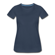 Load image into Gallery viewer, Women’s Premium Organic T-Shirt - navy