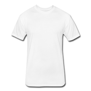 Fitted Cotton/Poly T-Shirt by Next Level - white