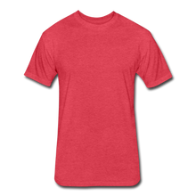 Load image into Gallery viewer, Fitted Cotton/Poly T-Shirt by Next Level - heather red