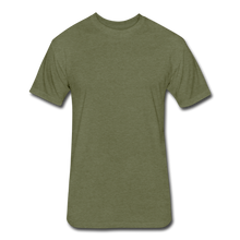 Load image into Gallery viewer, Fitted Cotton/Poly T-Shirt by Next Level - heather military green