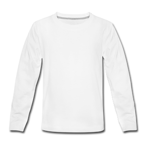 Kids' Premium Long Sleeve T-Shirt - white