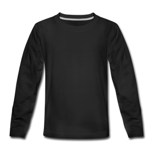 Kids' Premium Long Sleeve T-Shirt - black