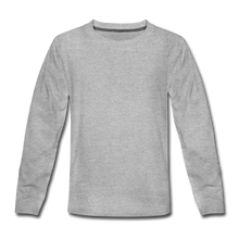 Load image into Gallery viewer, Kids&#39; Premium Long Sleeve T-Shirt - heather gray