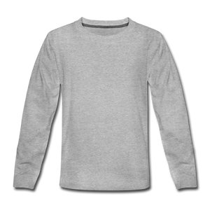 Kids' Premium Long Sleeve T-Shirt - heather gray