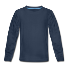 Load image into Gallery viewer, Kids&#39; Premium Long Sleeve T-Shirt - navy