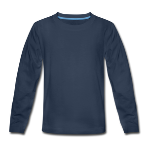 Kids' Premium Long Sleeve T-Shirt - navy