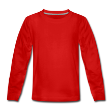 Load image into Gallery viewer, Kids&#39; Premium Long Sleeve T-Shirt - red