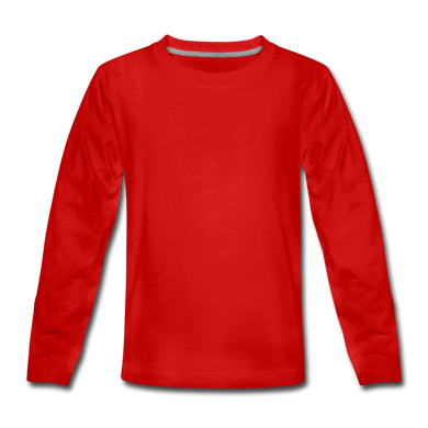 Kids' Premium Long Sleeve T-Shirt - red