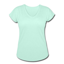 Load image into Gallery viewer, Women&#39;s Tri-Blend V-Neck T-Shirt - mint