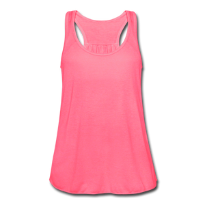 Women's Flowy Tank Top by Bella - neon pink