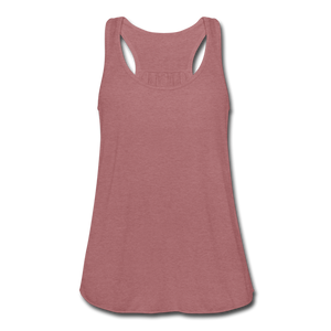 Women's Flowy Tank Top by Bella - mauve