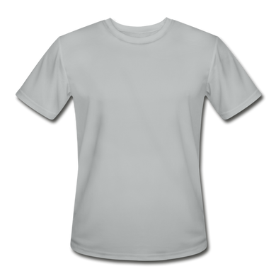 Men’s Moisture Wicking Performance T-Shirt - silver