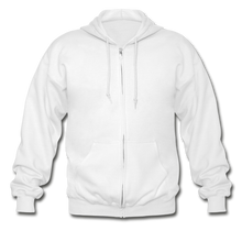 Load image into Gallery viewer, Gildan Heavy Blend Adult Zip Hoodie - white