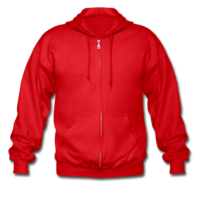 Gildan Heavy Blend Adult Zip Hoodie - red