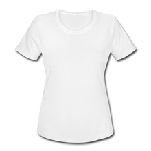 Load image into Gallery viewer, Women&#39;s Moisture Wicking Performance T-Shirt - white