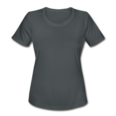 Women's Moisture Wicking Performance T-Shirt - charcoal