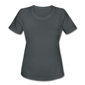 Women's Moisture Wicking Performance T-Shirt - charcoal