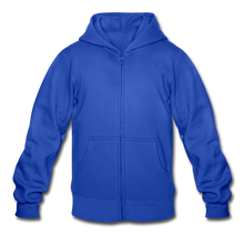 Load image into Gallery viewer, Gildan Heavy Blend Youth Zip Hoodie - royal blue