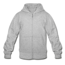 Load image into Gallery viewer, Gildan Heavy Blend Youth Zip Hoodie - heather gray