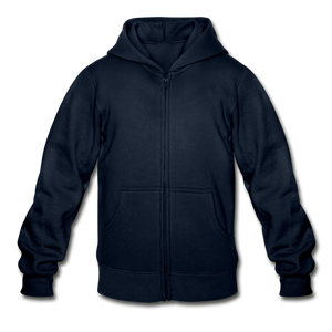 Gildan Heavy Blend Youth Zip Hoodie - navy