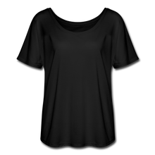 Load image into Gallery viewer, Women’s Flowy T-Shirt - black