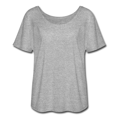 Women’s Flowy T-Shirt - heather gray