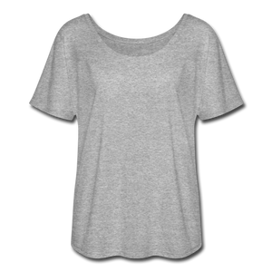 Women’s Flowy T-Shirt - heather gray