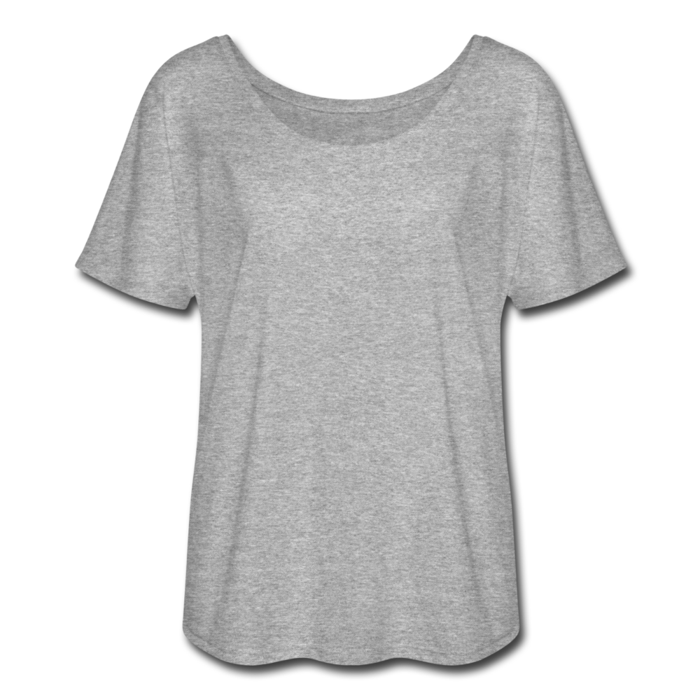 Women’s Flowy T-Shirt - heather gray