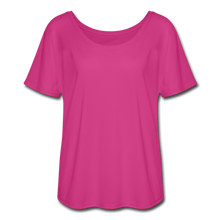 Load image into Gallery viewer, Women’s Flowy T-Shirt - dark pink