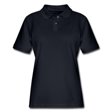 Load image into Gallery viewer, Women&#39;s Pique Polo Shirt - midnight navy