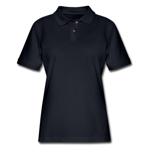 Women's Pique Polo Shirt - midnight navy