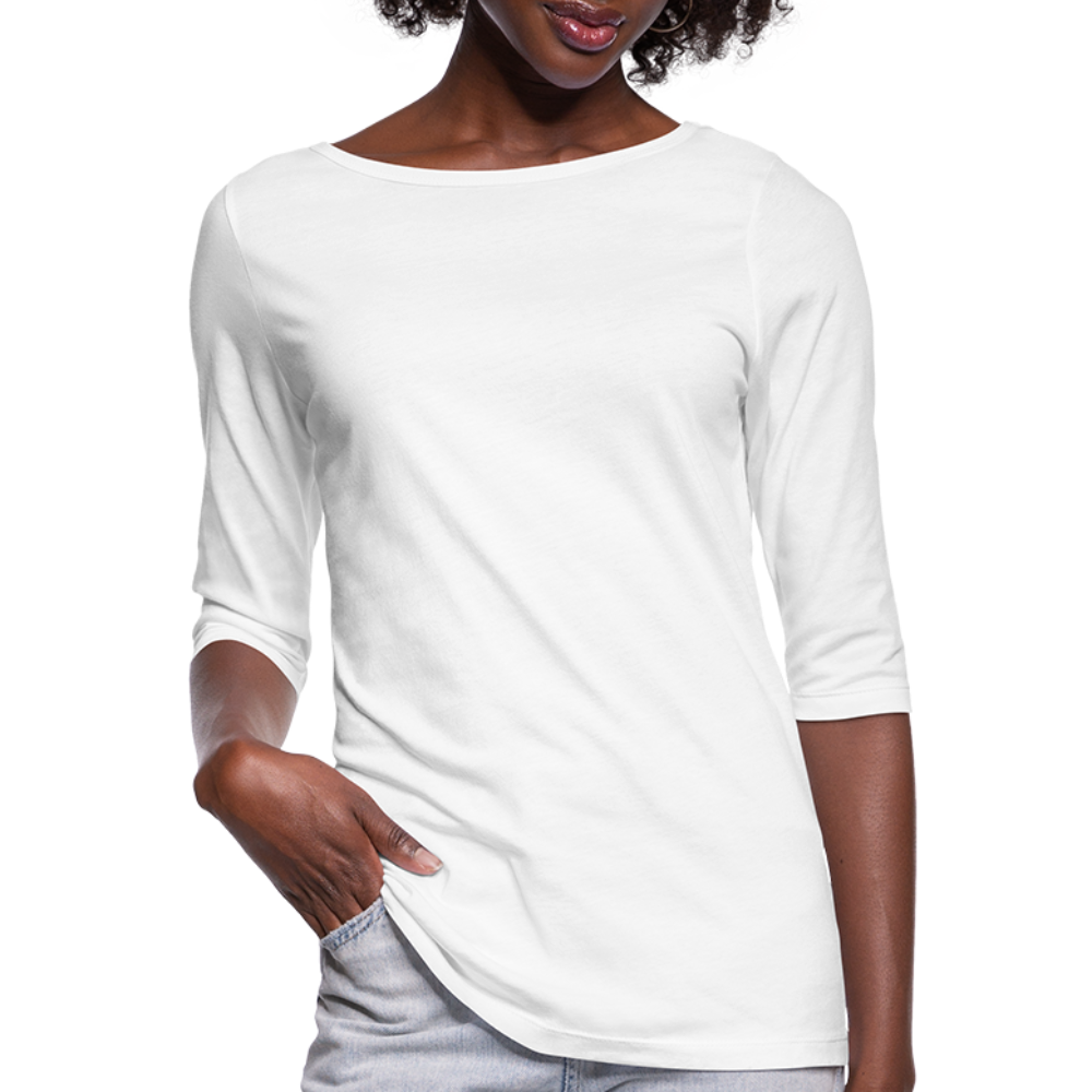 Women's 3/4 Sleeve Shirt - white